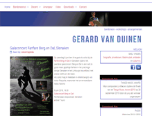 Tablet Screenshot of gerardvanduinen.com